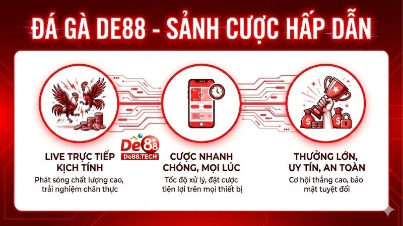 Đá gà De88 - Đỉnh cao cá cược trực tuyến kịch tính 1 da-ga-de88-dinh-cao-ca-cuoc-truc-tuyen-kich-tinh